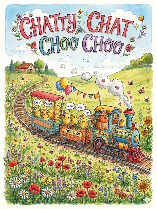 Other - Chatty Chat Choo Choo Live Flyer 4/30